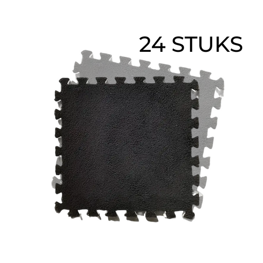 24 zachte puzzelstuk matten